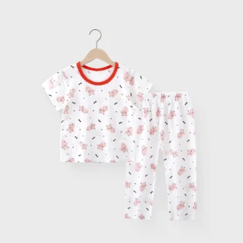 Kids Cotton Pajama Set | 100% Soft & Comfortable Summer Homewear for Boys & Girls – ChaiPan Shop